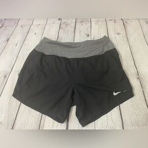 NIKE DRI-FIT RUNNING BLACK WORKOUT SHORTS WOMENS SIZE XS